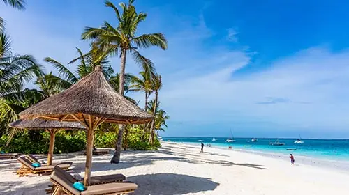 Plage de Zanzibar